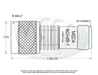 603-26-1 Microwave Attenuator N-Type connectors drawing