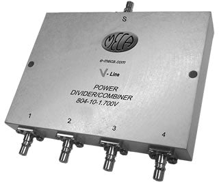 804-10-1.700V 4-way QMA-F Power Divider