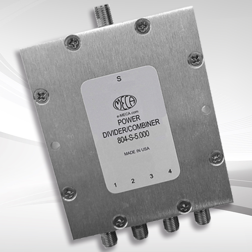 MECA Extends 2-8GHz Broadband Power Divider Series with New 4-Way (SMA) Model