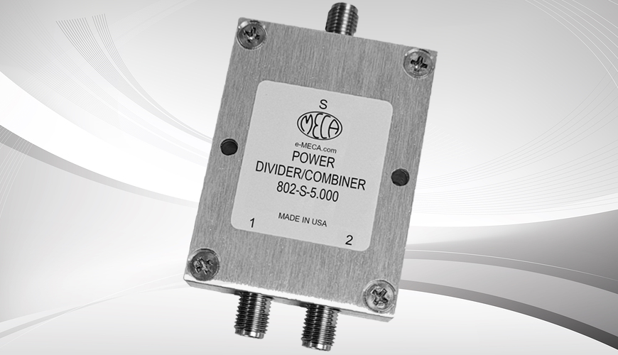 MECA Unveils New Broadband (2-Way, SMA) 2-8GHz Power Divider for Wi-Fi 6 and Wi-Fi 7