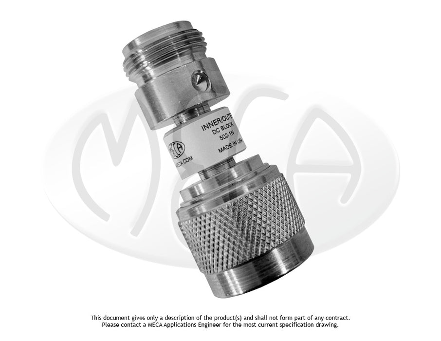 502-1N, 100 Watts, N-Type 0.010-18.0 GHz