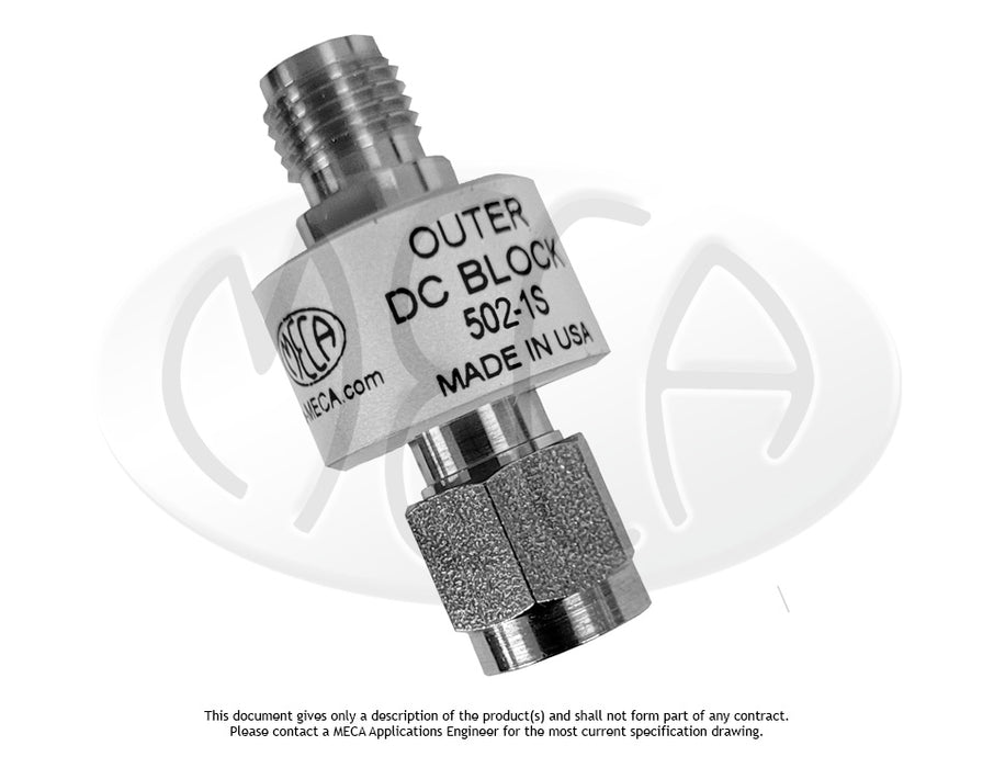 502-1S, 100 Watts, SMA, 0.010-18.0 GHz
