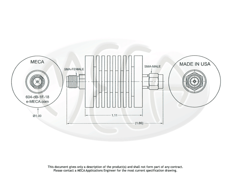 604-05-1F18, 10 Watts, Hz-18.0 GHz