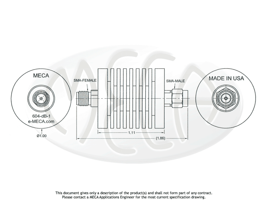 604-14-1, 10 Watts, Hz-6.0 GHz