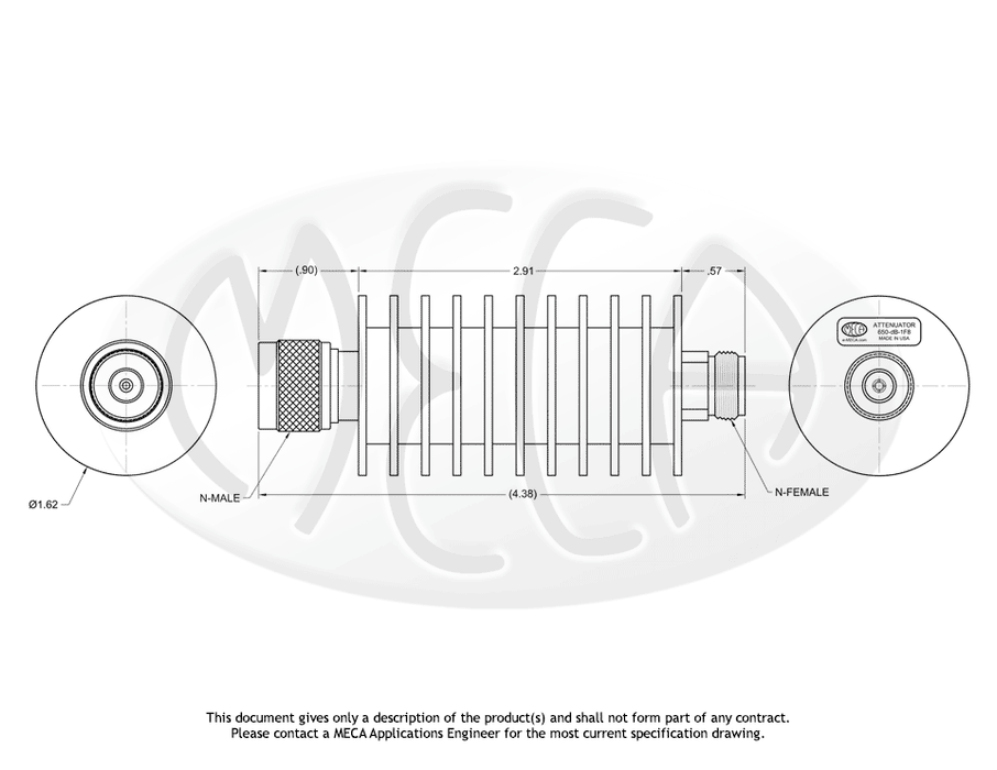 650-30-1F8, 50 Watts, Hz-8.0 GHz