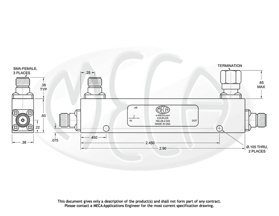 780-06-2.300, 50 Watts, 0.600-4.000 GHz