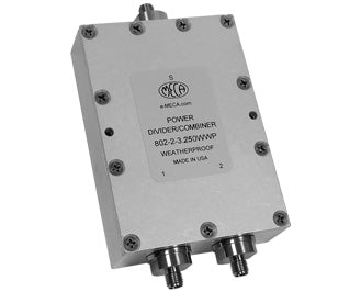 2-Way SMA-F Power Dividers/Combiners, 802-2-3.250WWP, SMA-Female,  0.500-6.000 GHz — MECA Electronics, Inc.