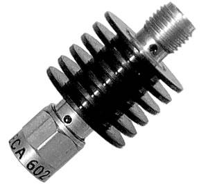 Microwave Attenuator, 602-06-1F18, SMA-Male/Female. 5 Watts, Hz
