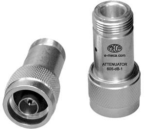 2 Watts Attenuator, 605-10-1, N-Type, Hz-6.0 GHz — MECA