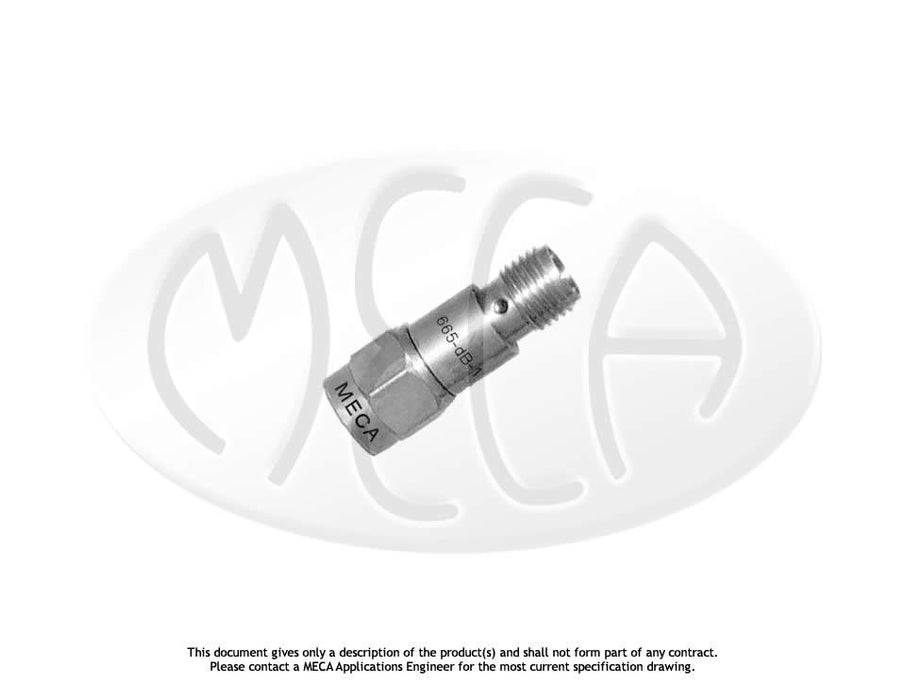 MECA Electronics SMA-Type Coaxial Attenuators  