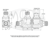 780-20-12.000 Directional Couplers SMA-Female connectors drawing