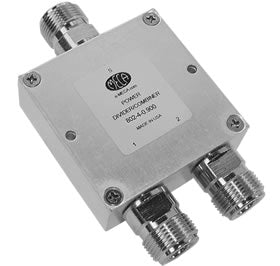 2-way N-Female Power Divider, 802-4-0.900, N-Female, 0.8-1.0 GHz 