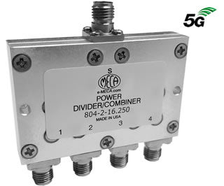 804-2-16.250 4 Way SMA-Female Power Dividers