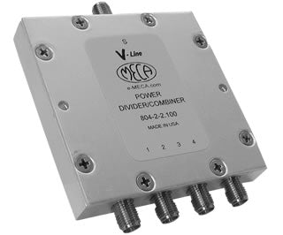 804-2-2.100 4-Way SMA-Female Power Dividers