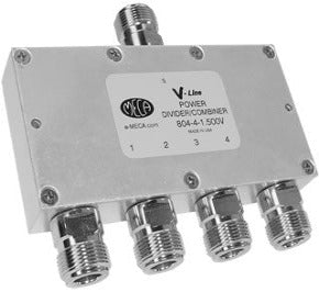 4W N Female Power Dividers, 804-4-1.500V, 0.8-2.2 GHz — MECA