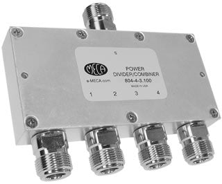 804-4-3.100 4 W N F Power Dividers