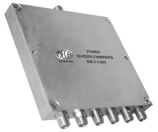 806-2-0.900 6 Way SMA-Female Power Dividers