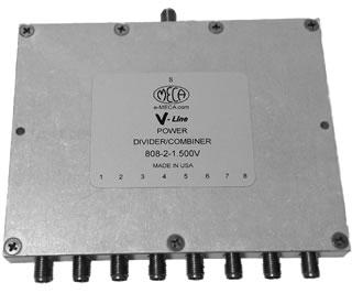 808-2-1.500V 8-Way SMA-Female Power Divider