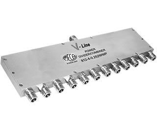 12-Way N-Female Power Divider, 812-4-0.252WWP, 5-500 MHz — MECA