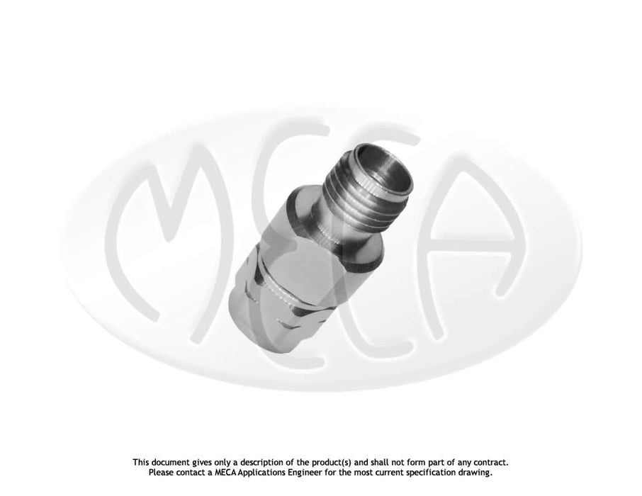 MECA Electronics 2.4mm Male to 2.9mm Female Adapters
