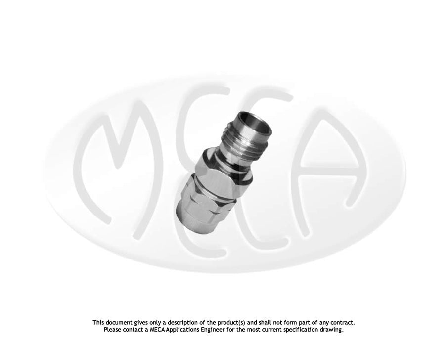 MECA Electronics 2.4mm Male to 2.4mm Female Adapters