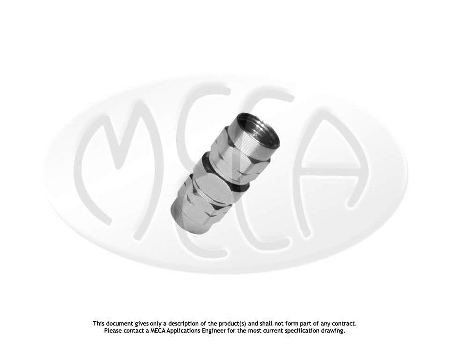 MECA Electronics 2.4mm Male to 2.4mm Male Adapter