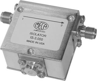 Isolator, IS-3.000, 30 Watts, SMA-Female 2.000-4.000 GHz — MECA