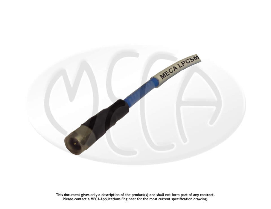 MECA Electronics SMA-Male to SMA-Male Low PIM Jumper Cable Assemblies