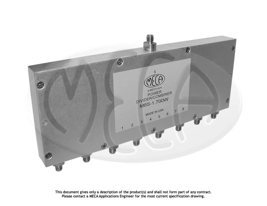 MECA Electronics SMA-Female Power Dividers 