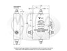 P3S-1.700V Power Divider SMA-Female connectors drawing