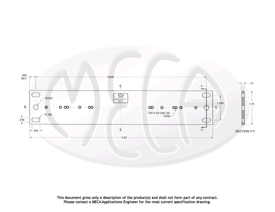 PDB-2 Power Divider Accessories connectors drawing